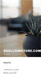 Mobile Screenshot of bdelliumstore.com